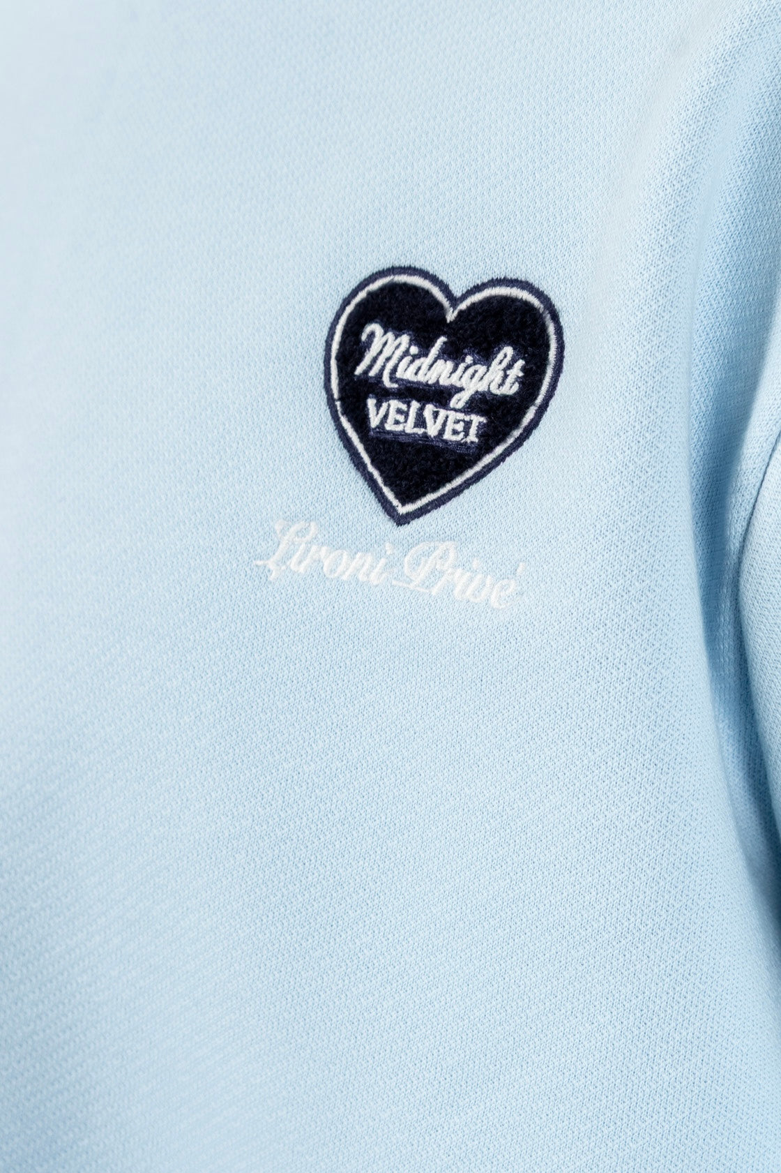 Crewneck Bordado Midnight Velvet