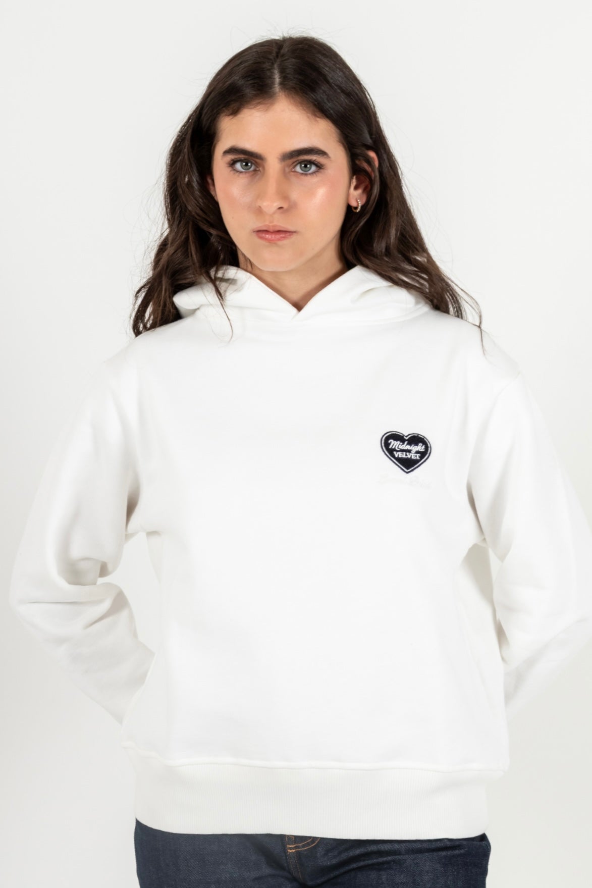 Hoodie Bordado Midnight Velvet (Mujer)