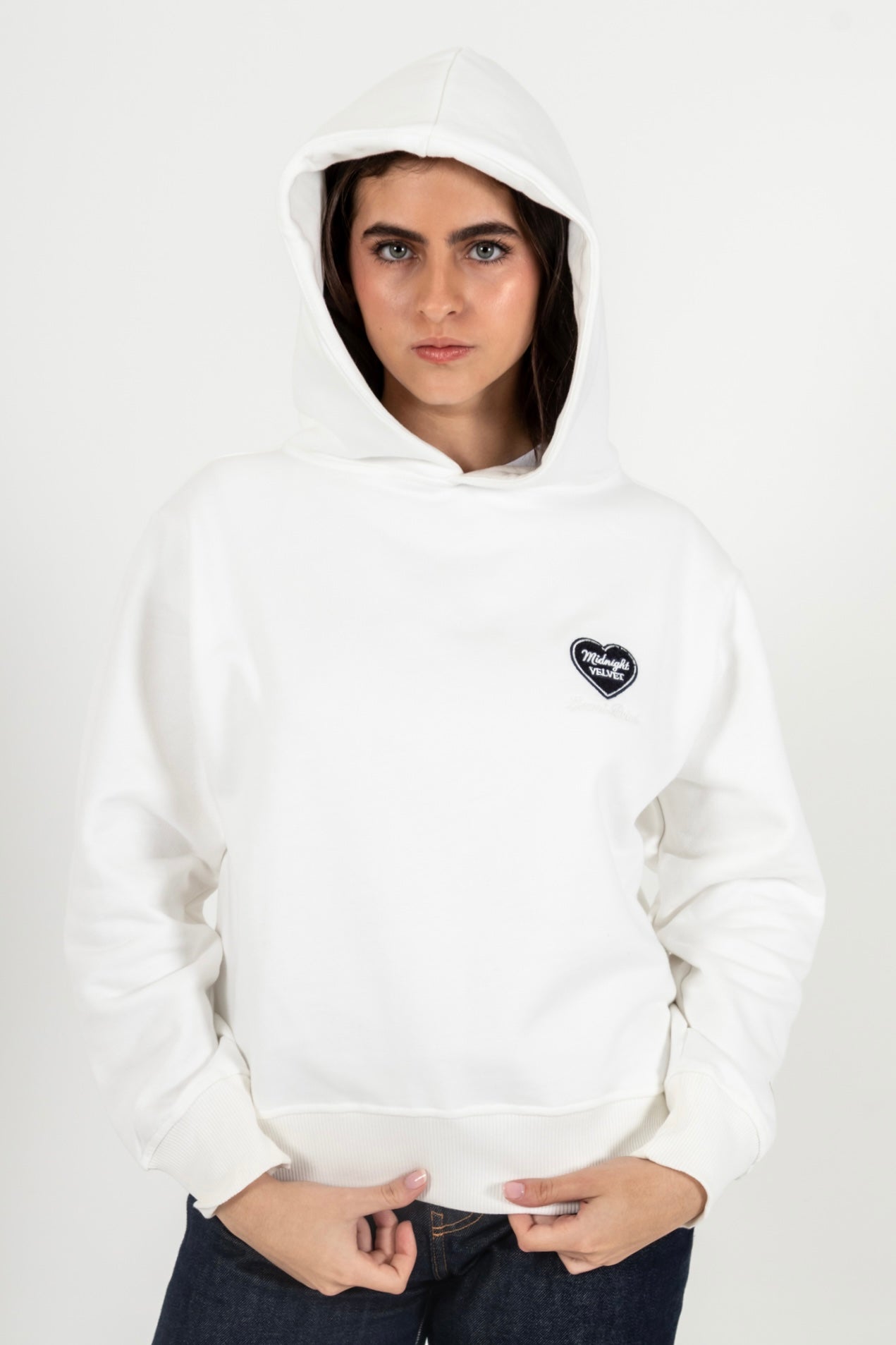 Hoodie Bordado Midnight Velvet (Mujer)