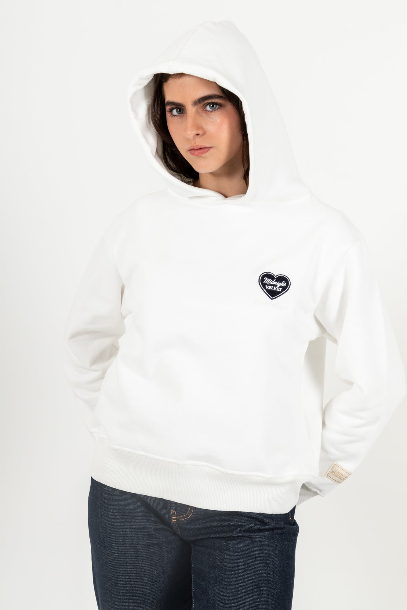 Hoodie Bordado Midnight Velvet (Mujer)
