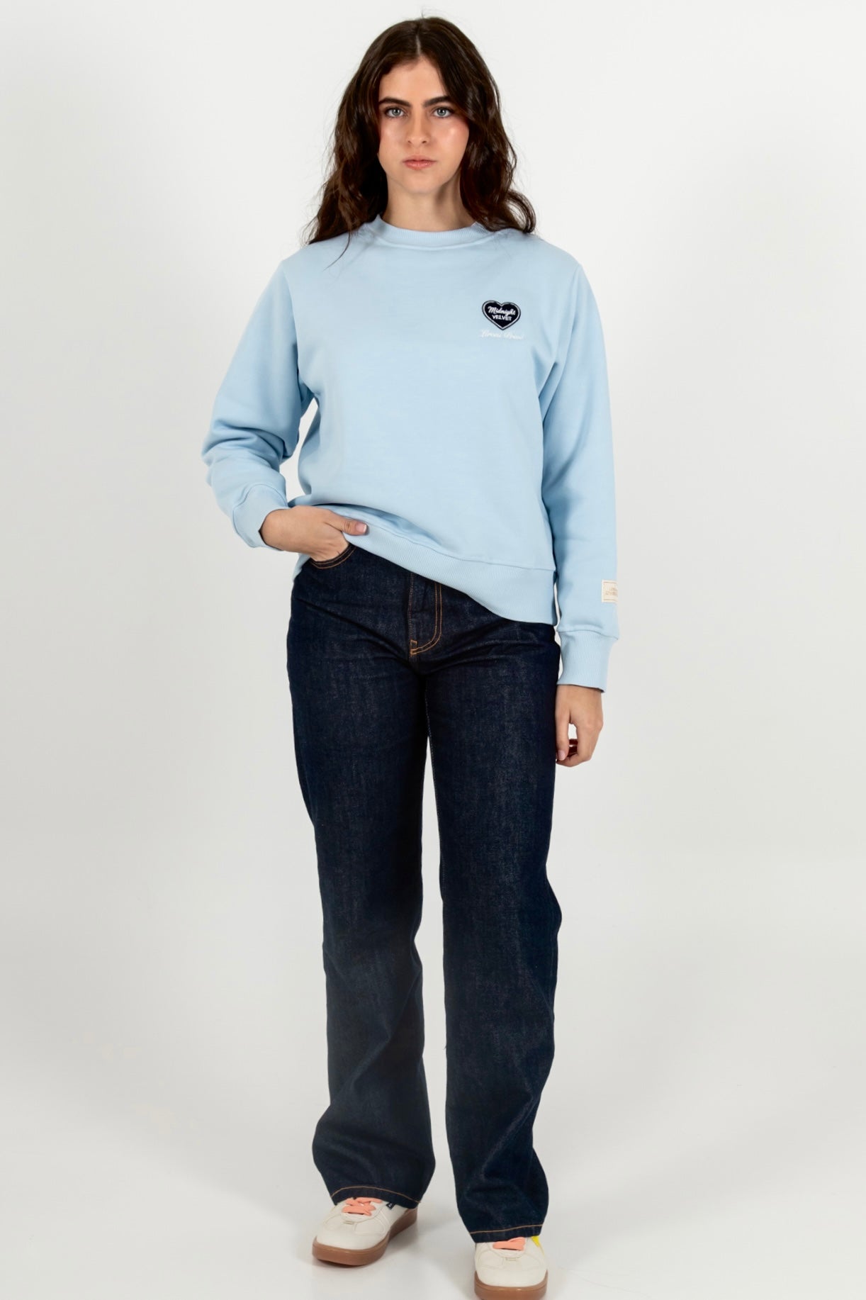 Crewneck Bordado Midnight Velvet (Mujer)