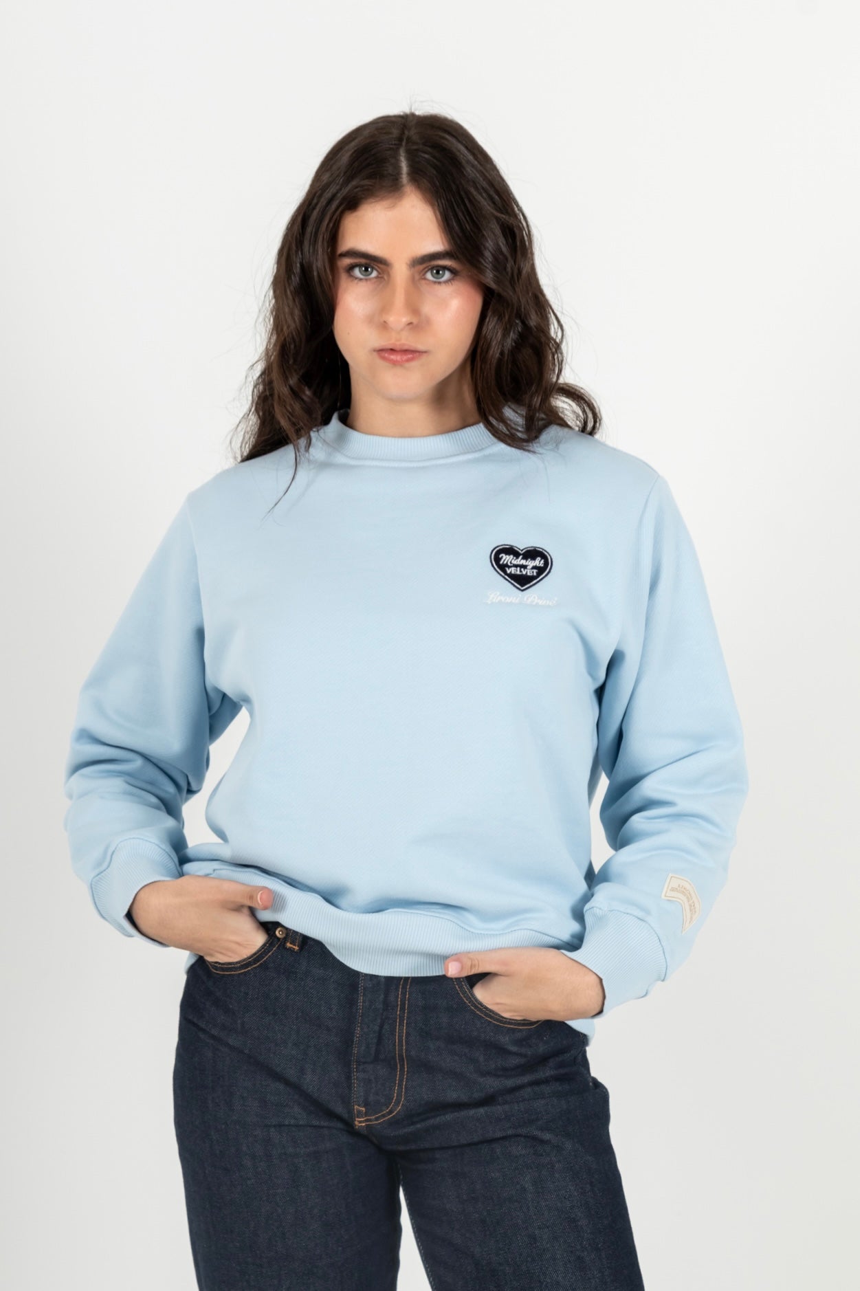 Crewneck Bordado Midnight Velvet (Mujer)