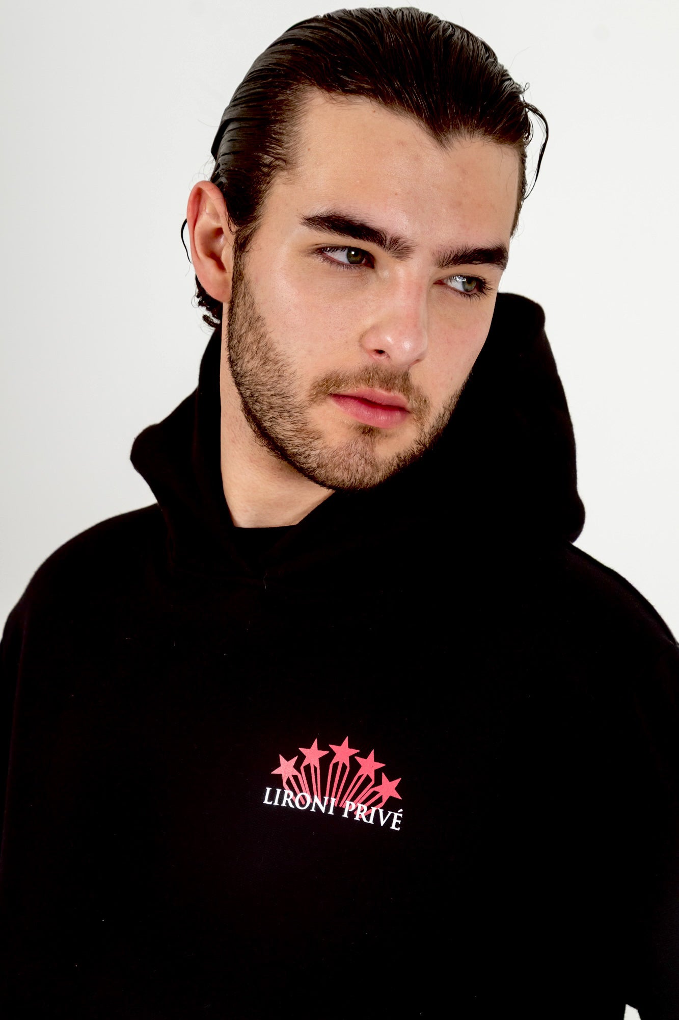 Hoodie Stars Black