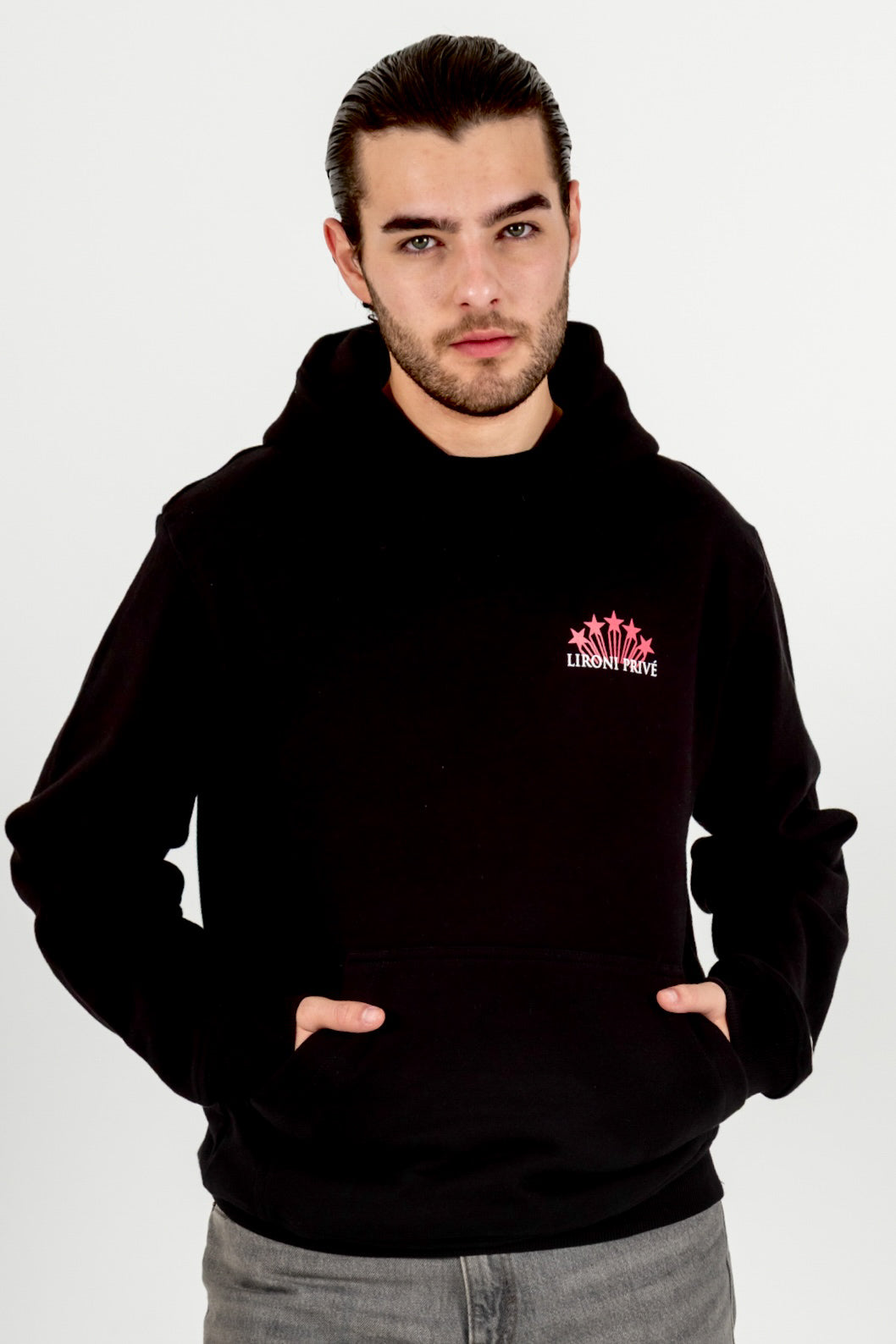 Hoodie Stars Black