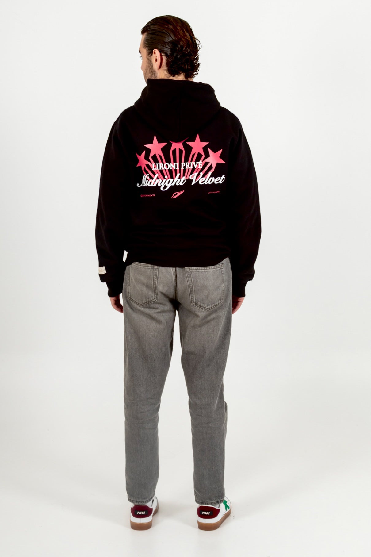 Hoodie Stars Black
