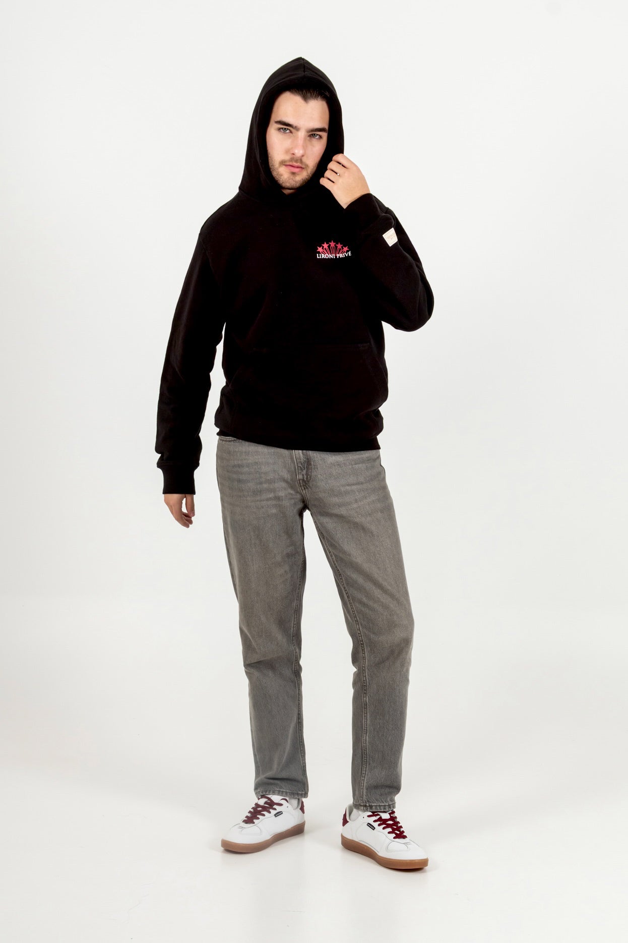 Hoodie Stars Black