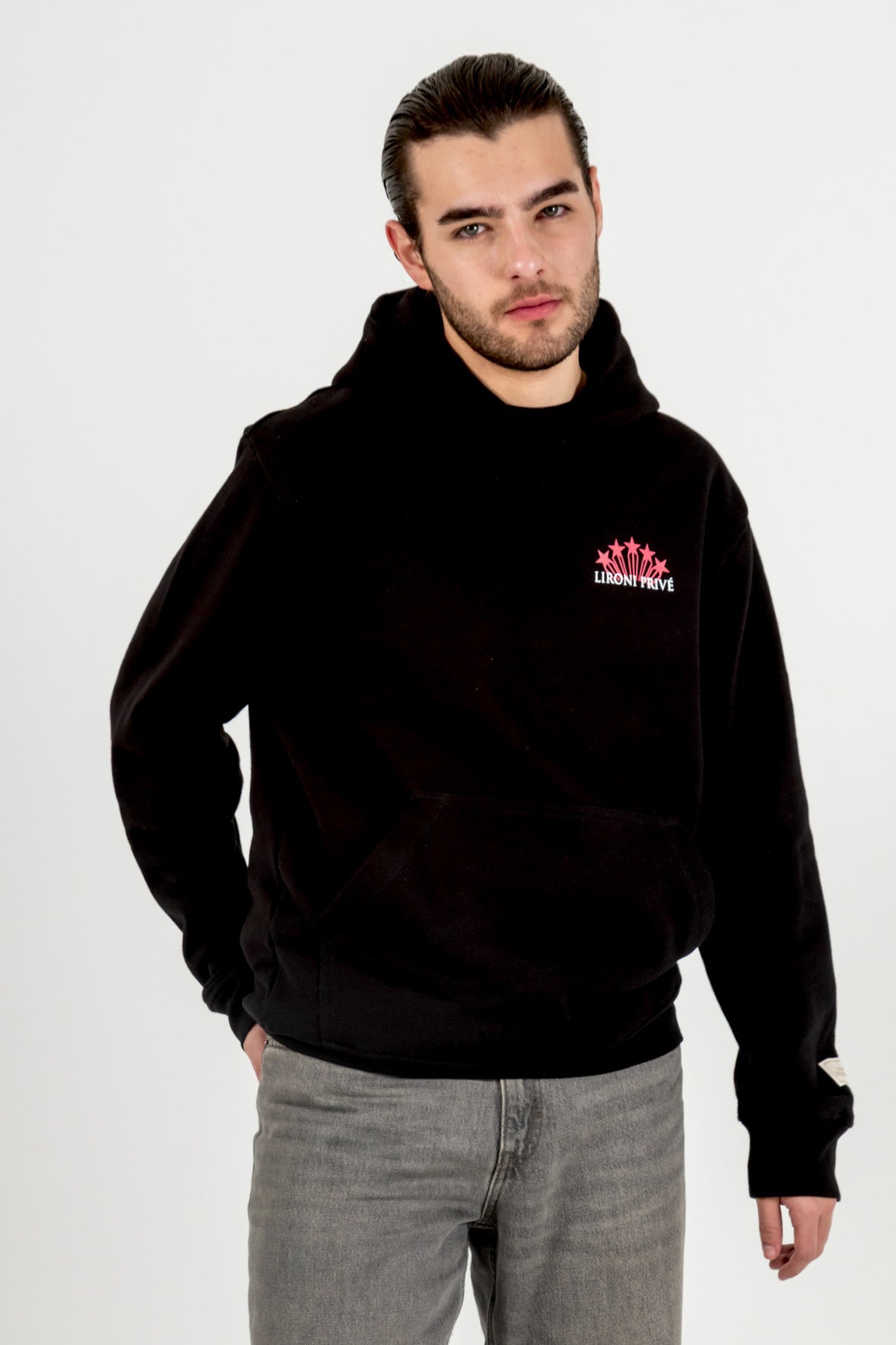Hoodie Stars Black