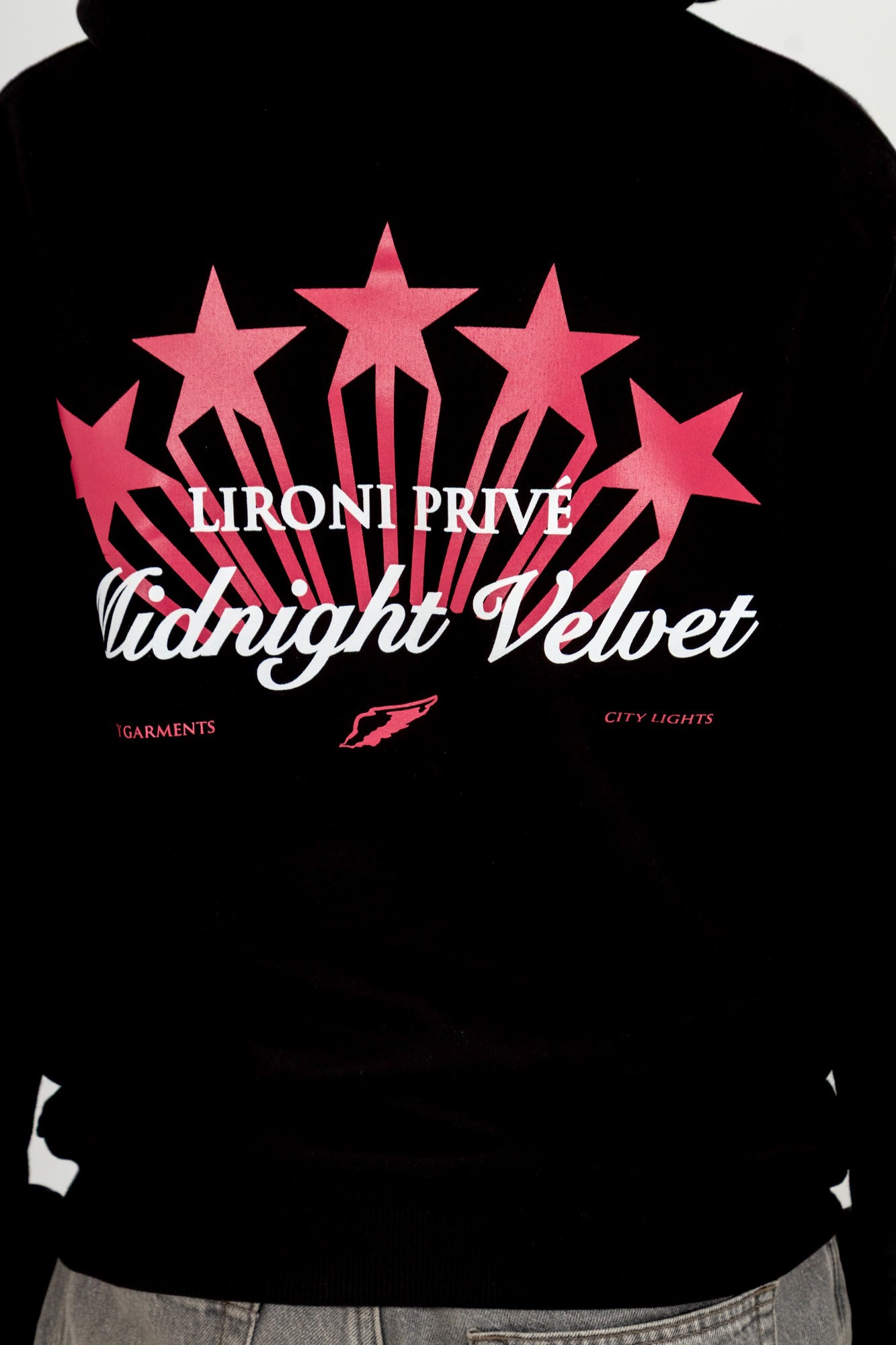 Hoodie Stars Black