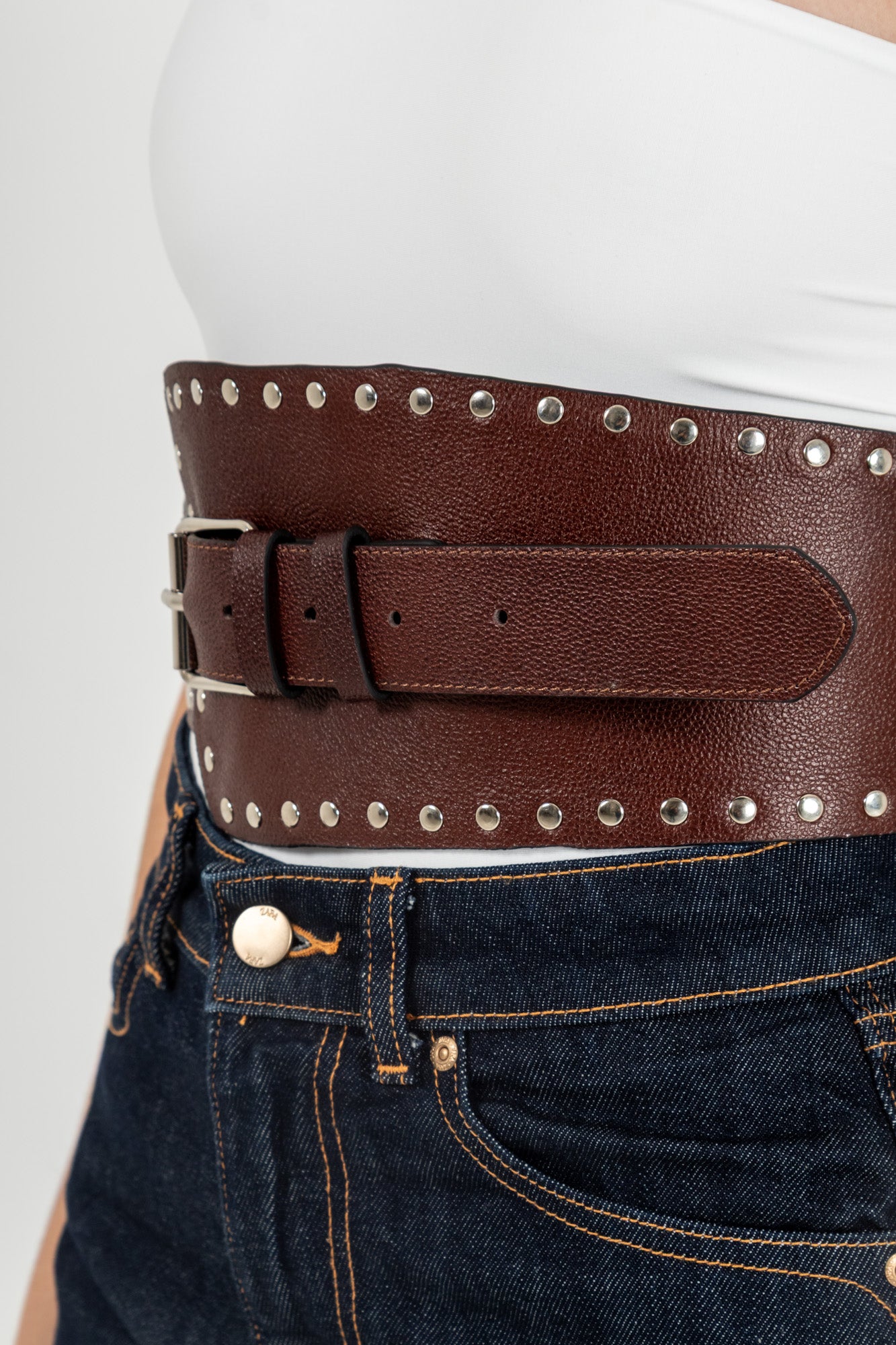 Belt Coñac Taches