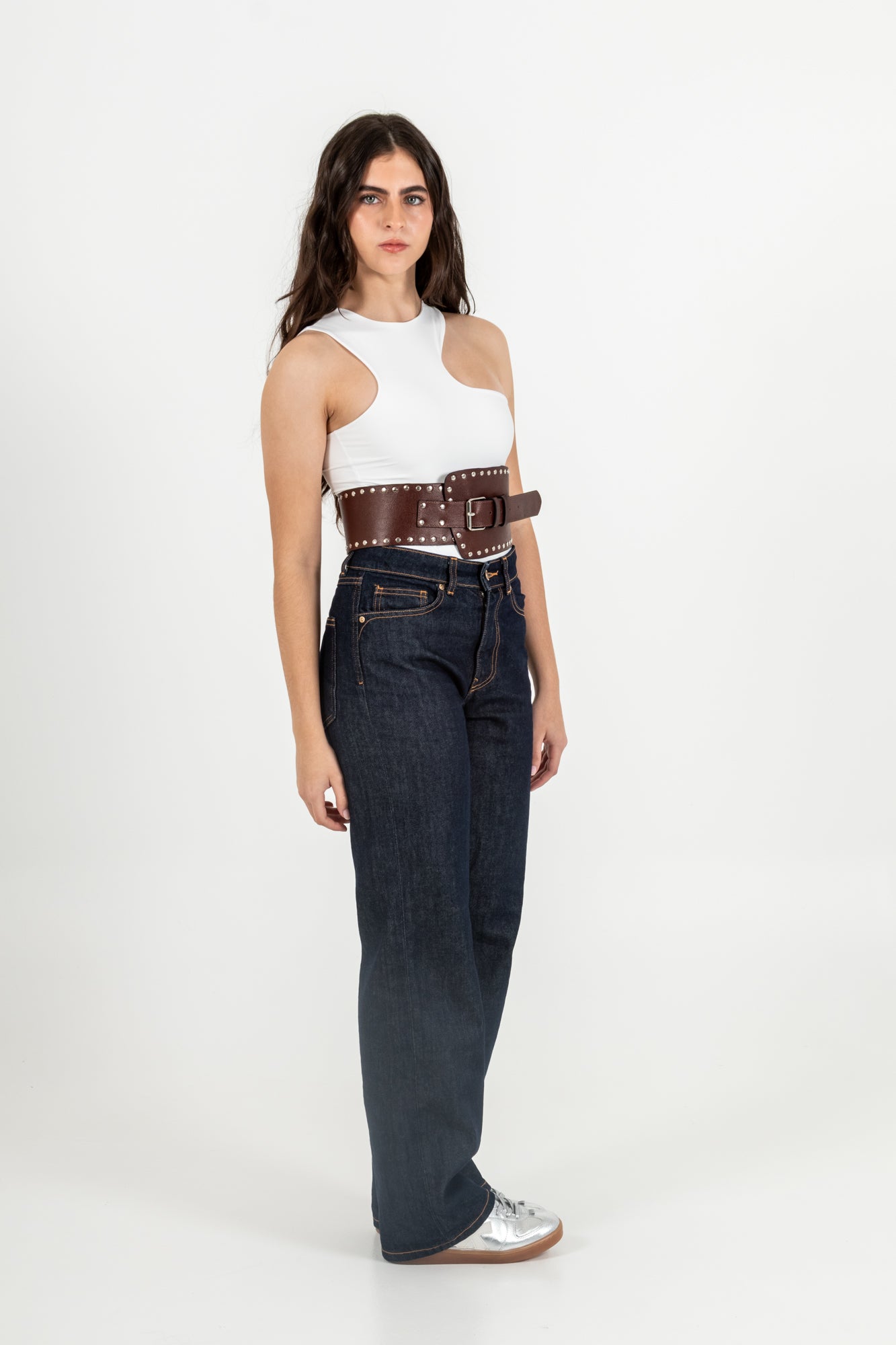 Belt Coñac Taches