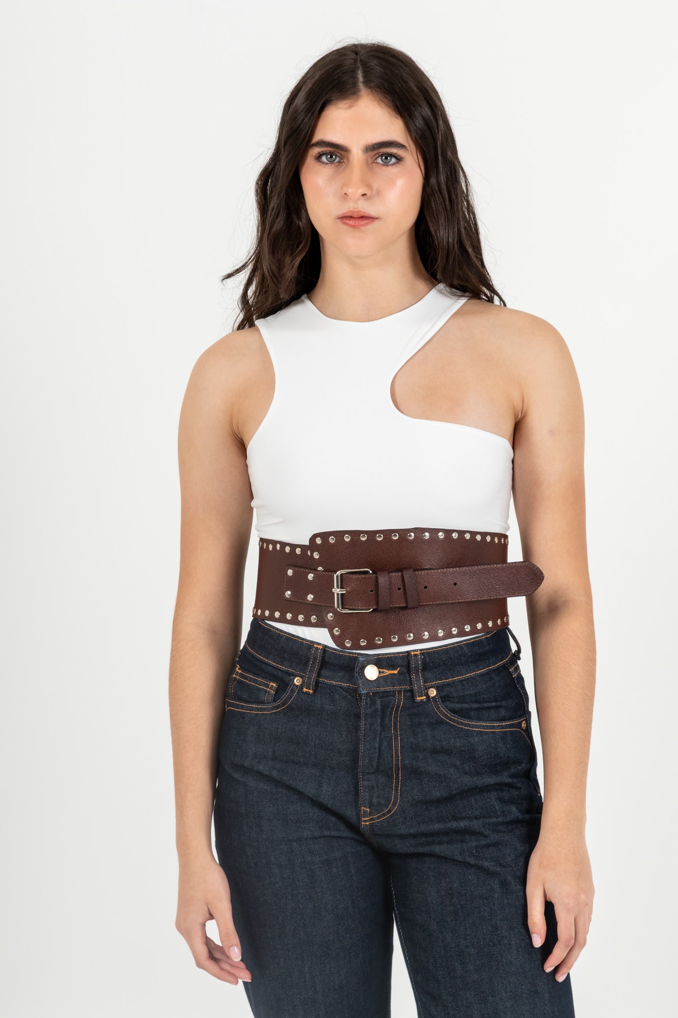 Belt Coñac Taches