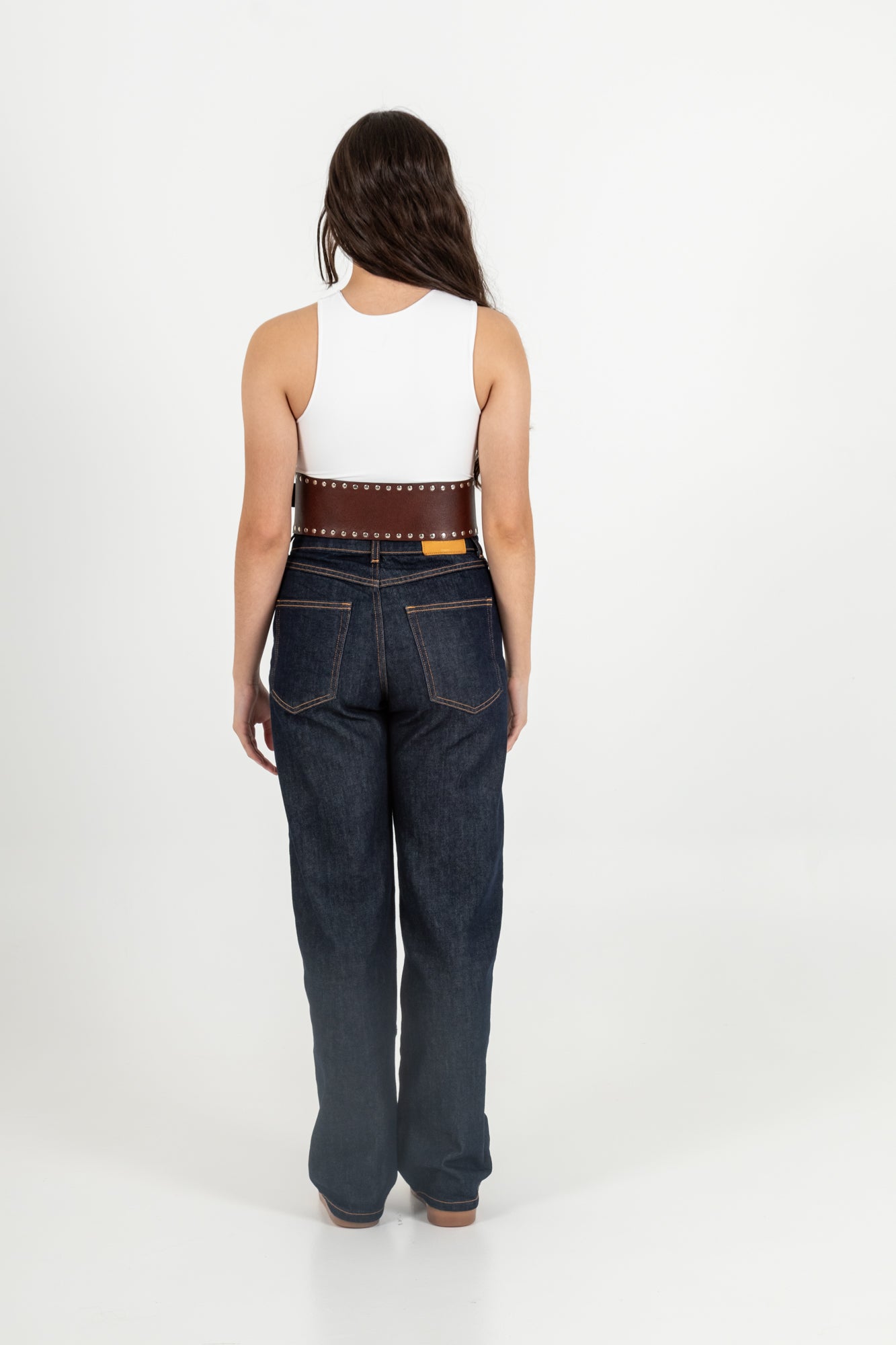 Belt Coñac Taches