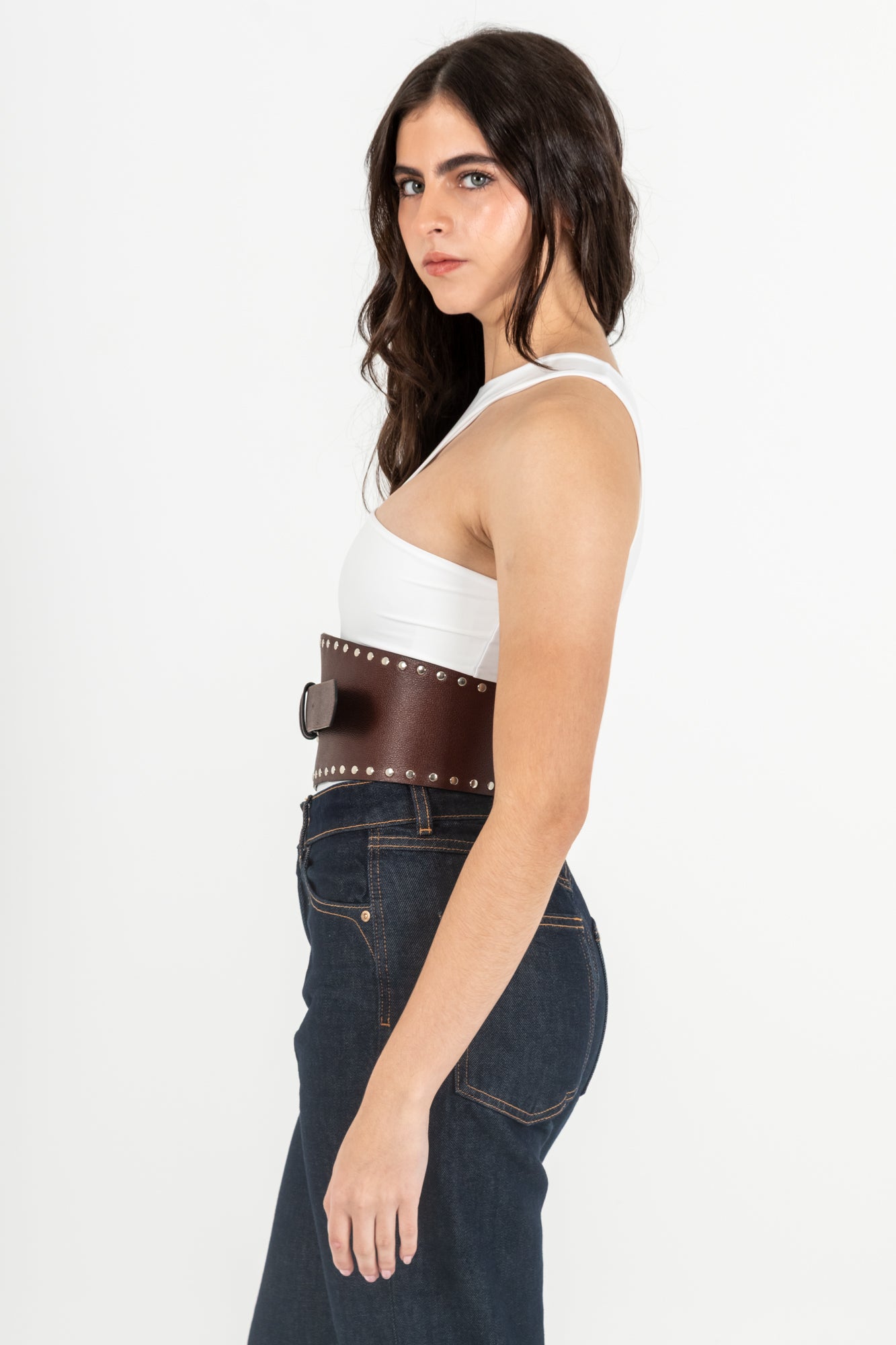 Belt Coñac Taches