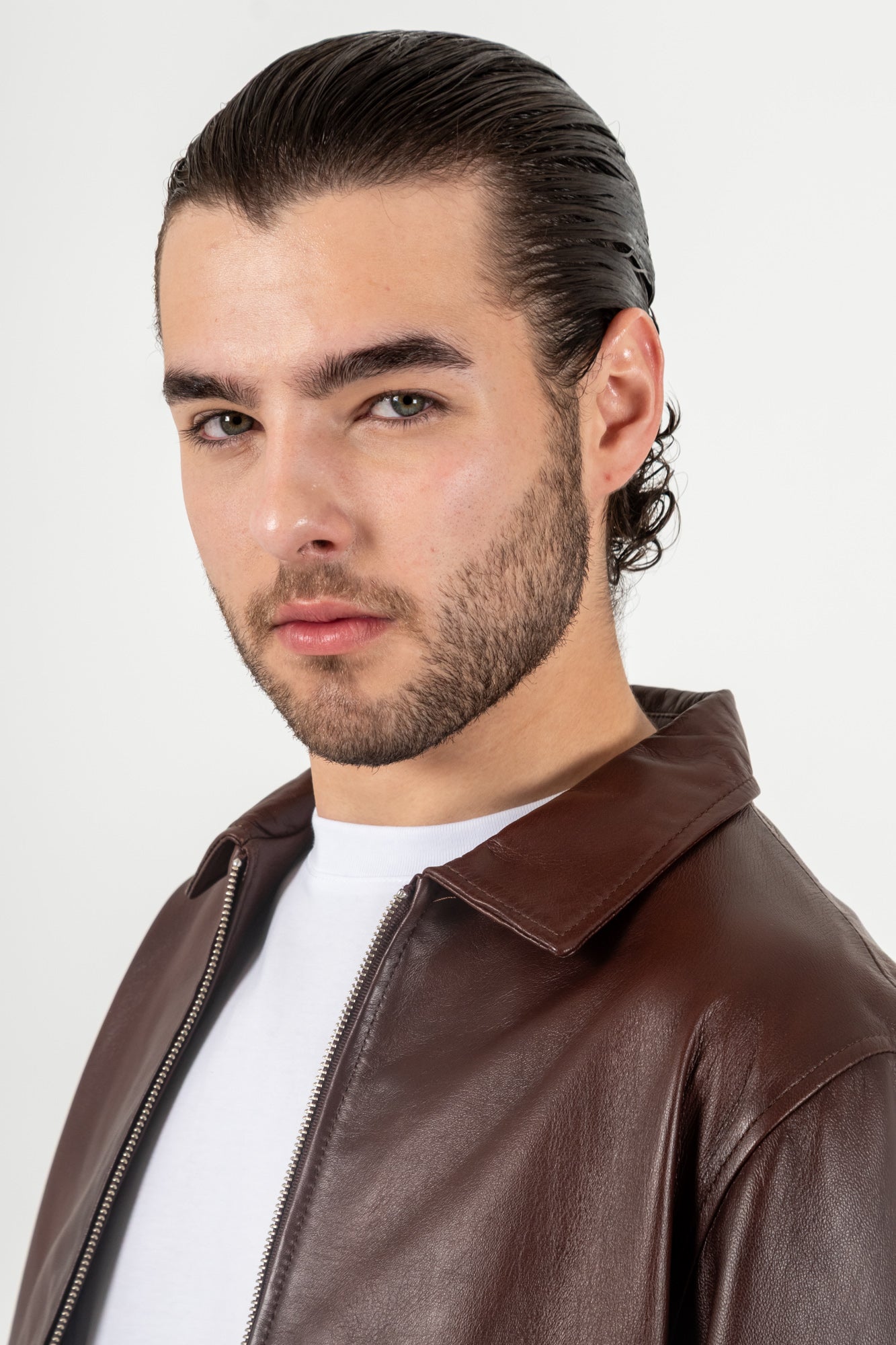Chaqueta Cuero 100% Coñac Men