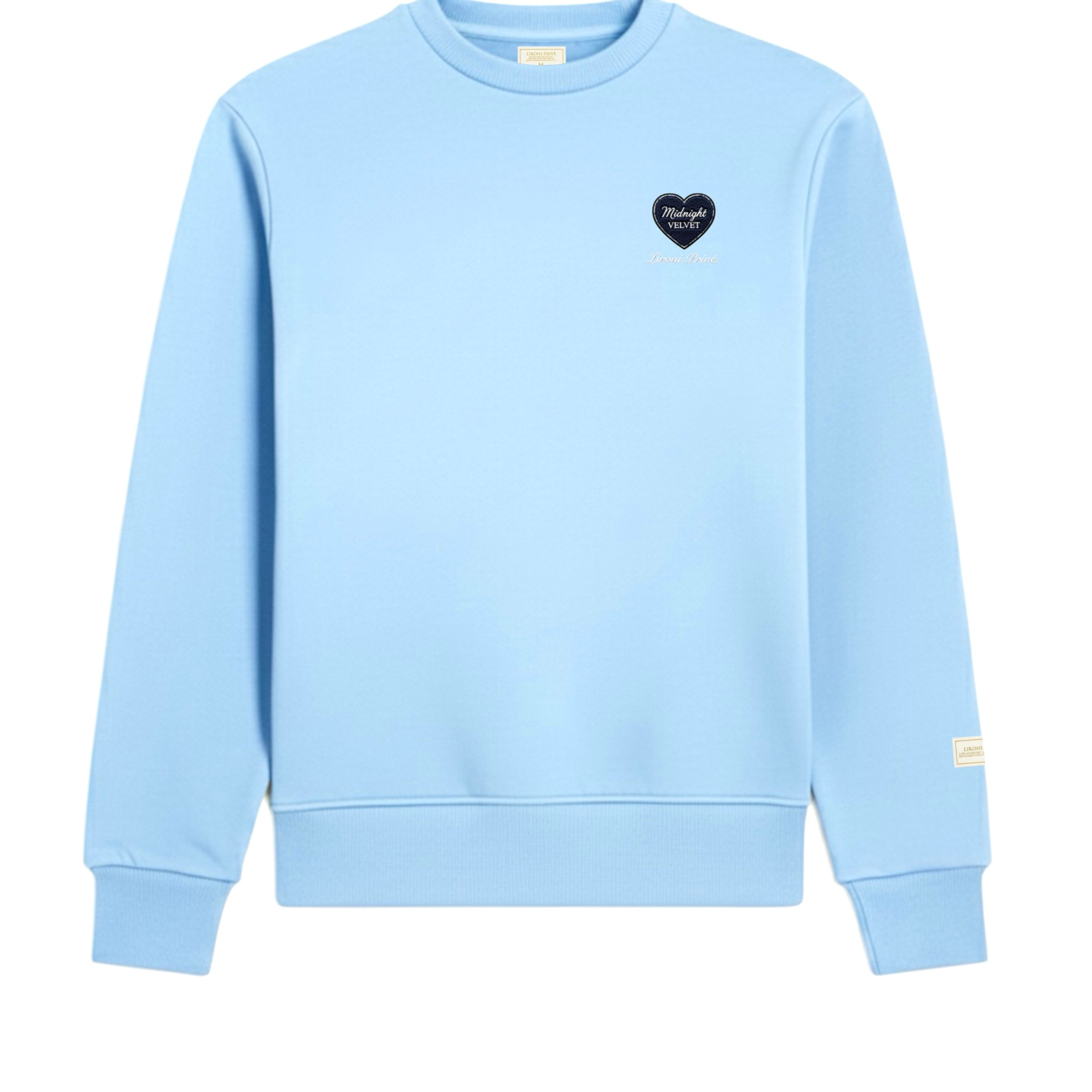 Crewneck Bordado Midnight Velvet