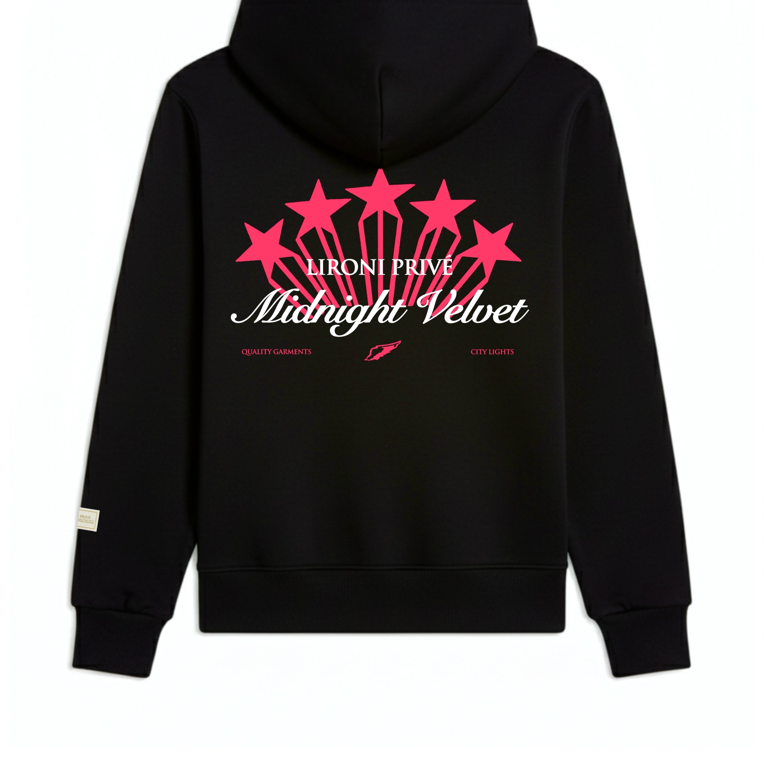 Hoodie Stars Black
