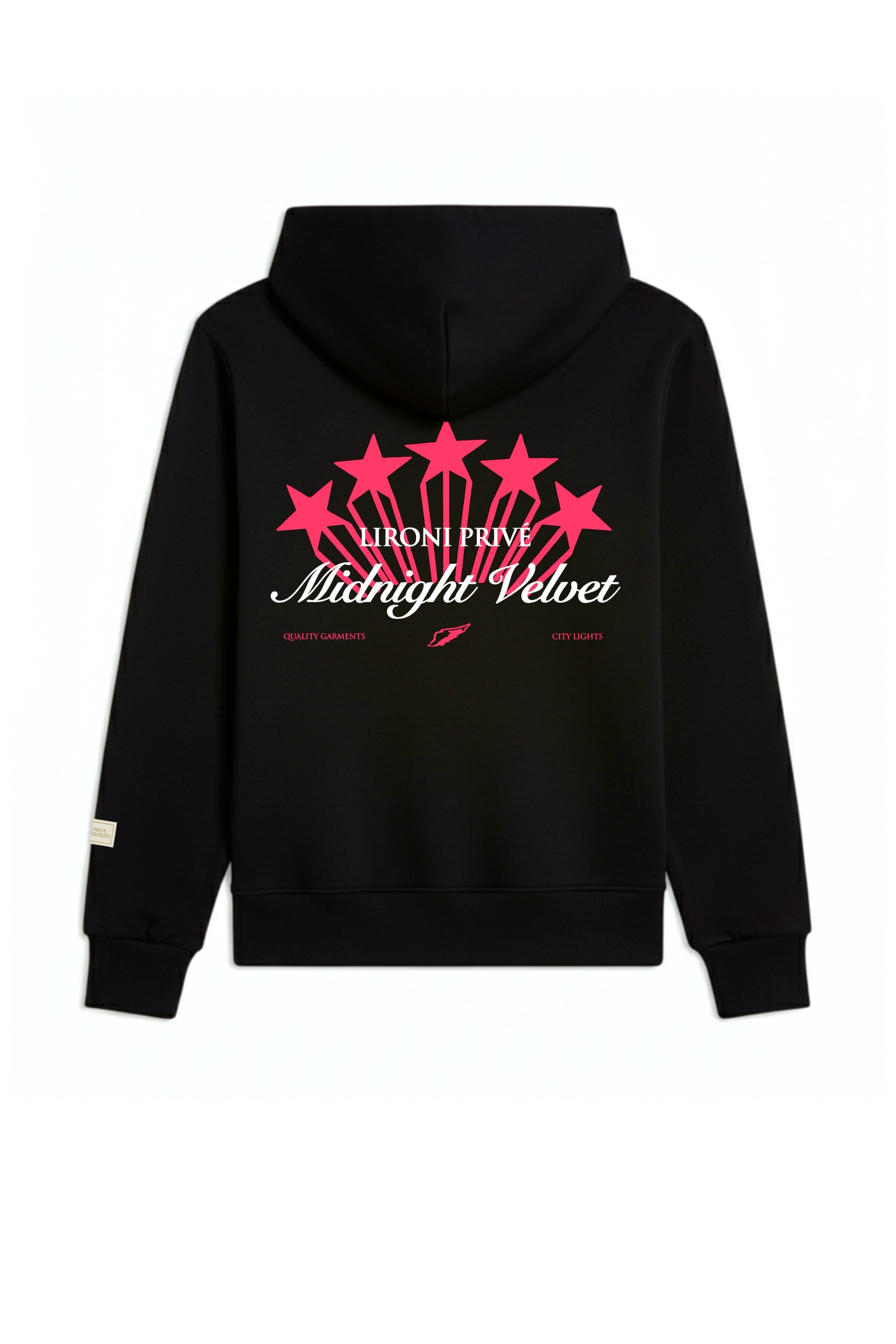 Hoodie Stars Black