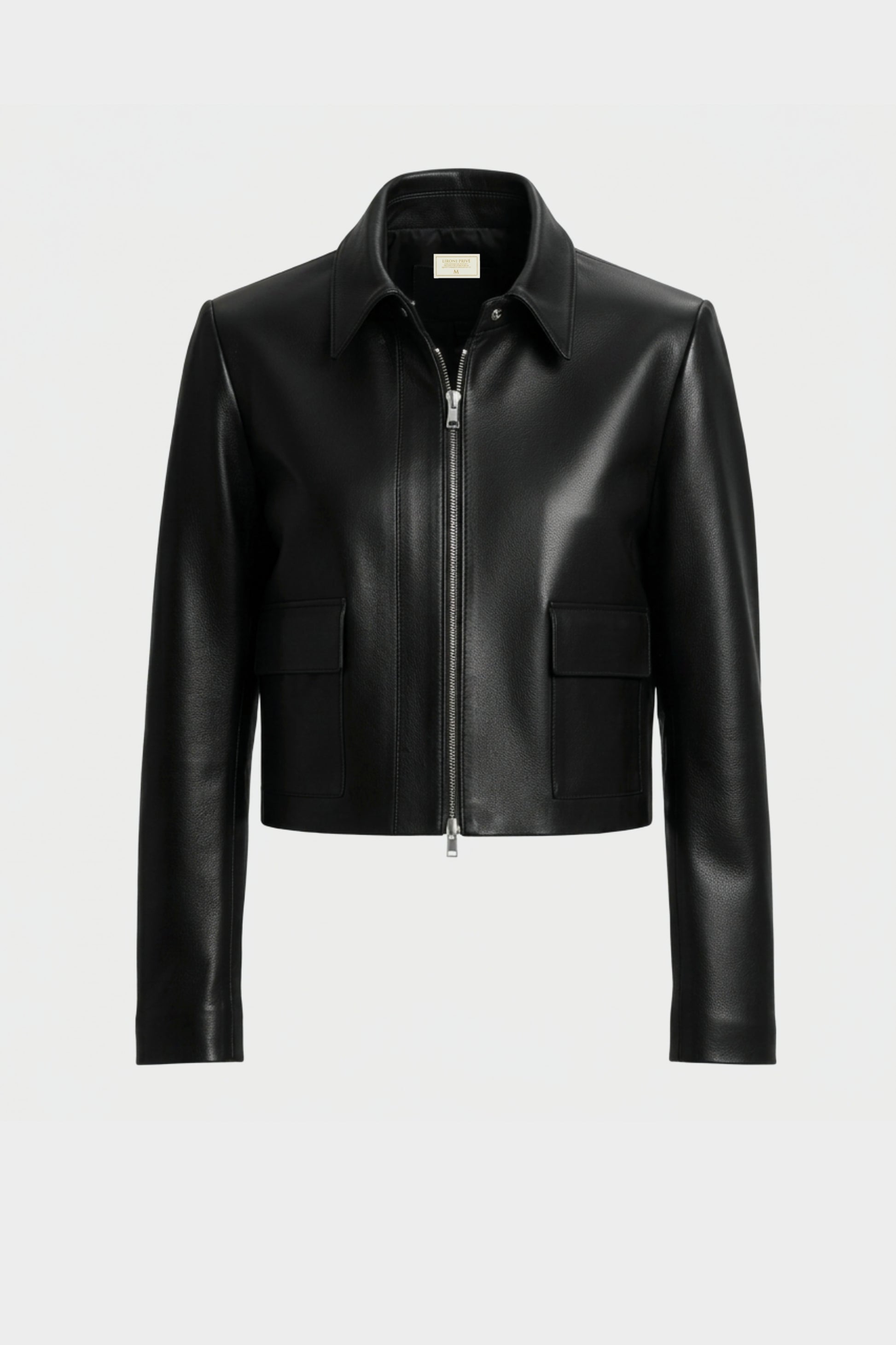 Chaqueta Cuero 100% Negro (Mujer)